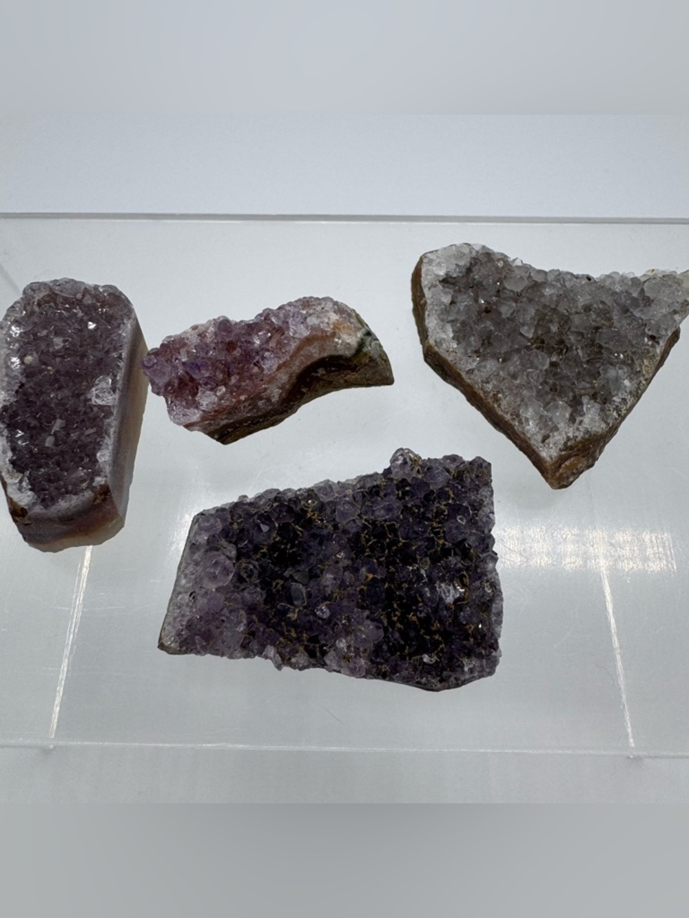 Amethyst Crystal Cluster Bundle Natural Quartz Specimens 53g